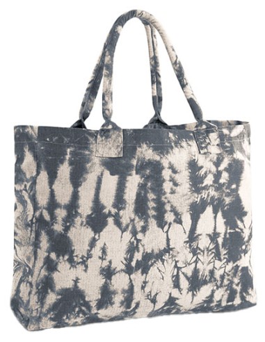 WES-W930-Tie Dye Canvas Tote Bag